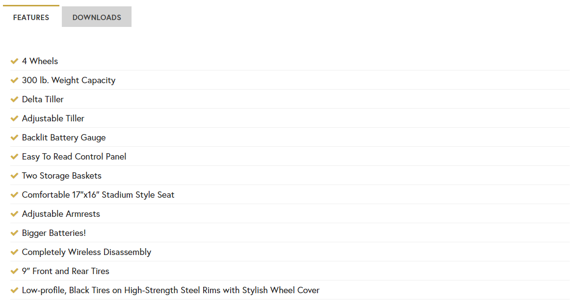 Golden Technologies - Lite Rider 4 Wheel