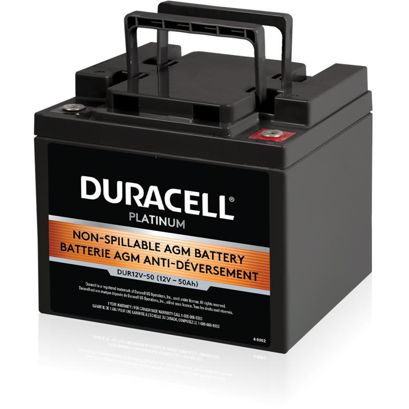 12V 50Ah Duracell SLA Lead Acid Battery