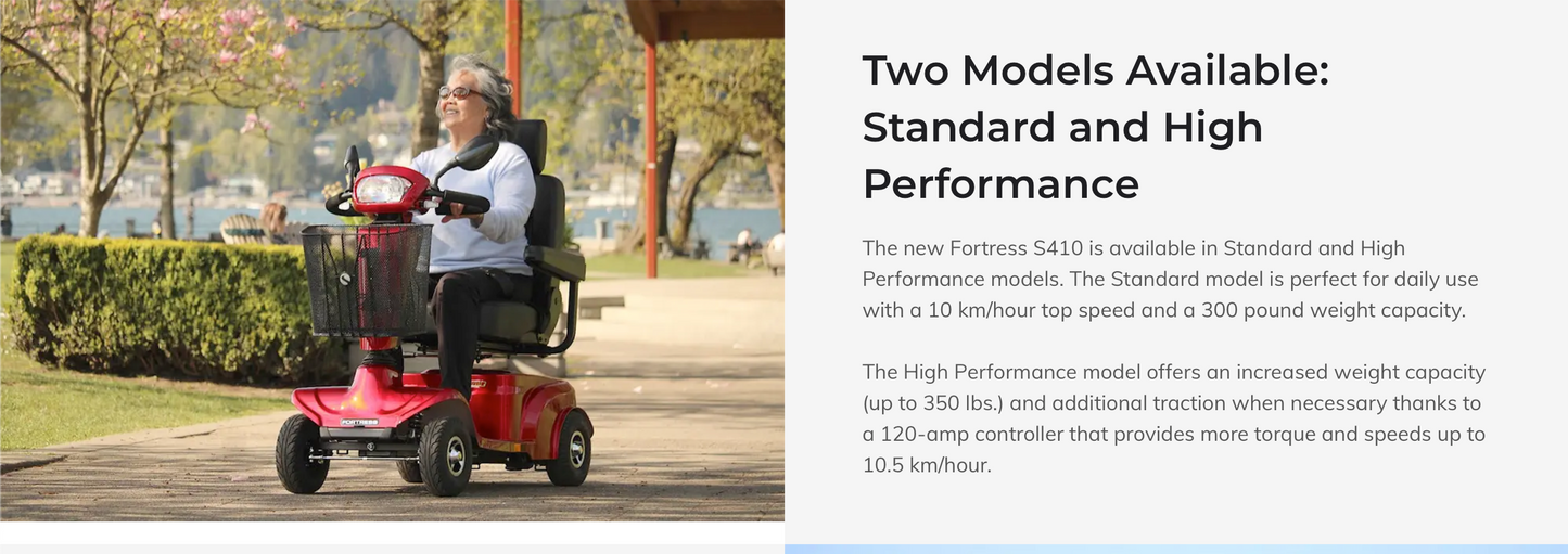 Fortress S410 Mobility Scooter