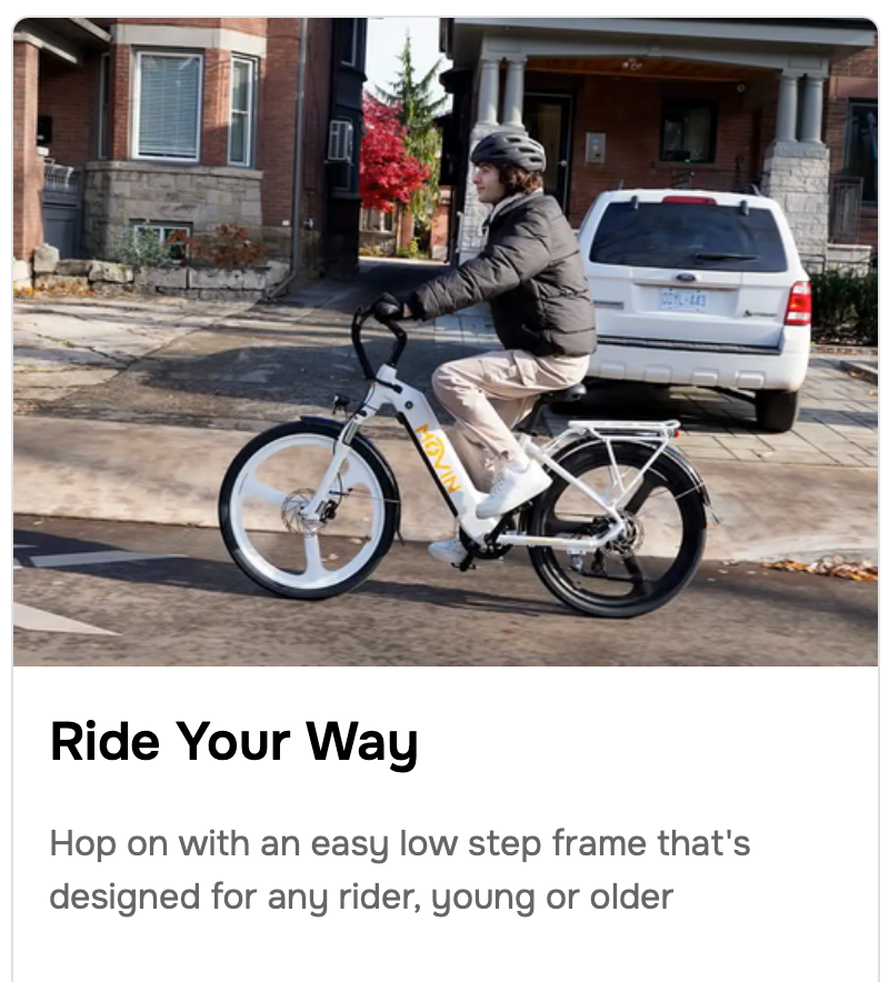 Movin Tempo Commuter E-Bike