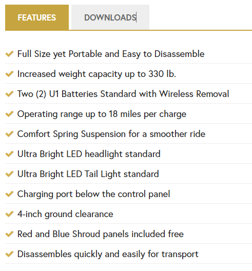 Golden Technologies - Buzzaround EX