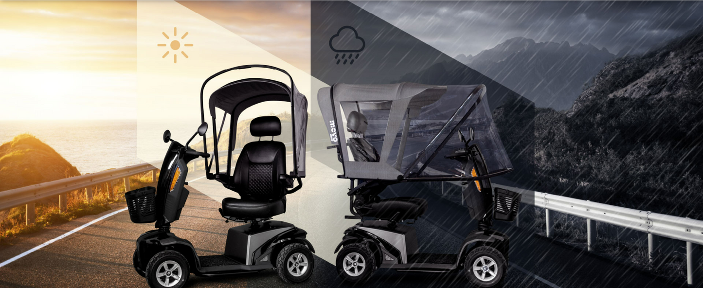 Universal Canopy for numerous Mobility Scooters i.e. Golden Technologies, Fortress, Invacare, Pride etc.