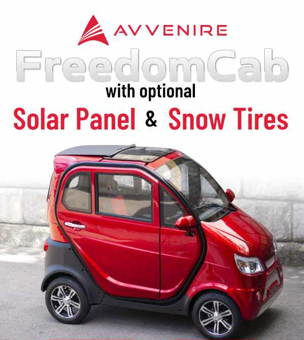 FreedomCab Fully Enclosed Mobility Scooter