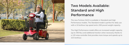 Fortress S410 Mobility Scooter