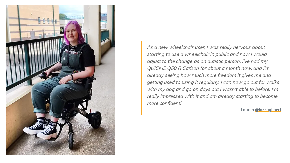 Quickie Q50-R Power Chair