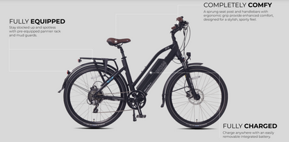 ncm milano 26 trekking urban e-bike NCM Milano Plus – Green Planet Scooters